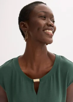 Robe en matière texturée