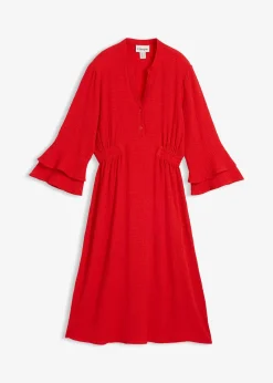 Robe en matière texturée