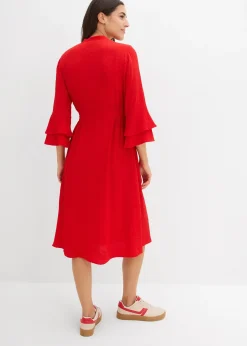 Robe en matière texturée