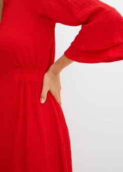 Robe en matière texturée