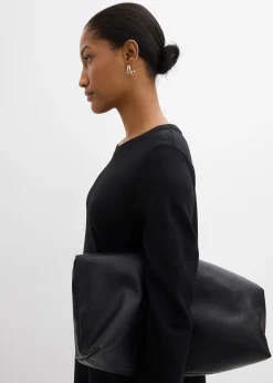 Robe en matière T-shirt, coupe trapèze