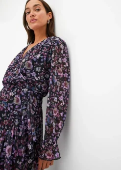 Robe en mesh à imprimé floral