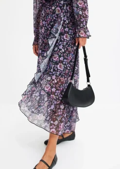 Robe en mesh à imprimé floral