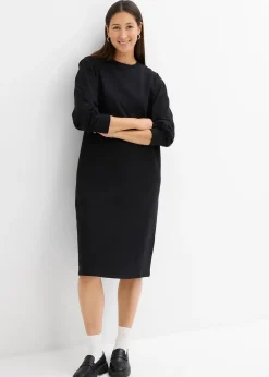 Robe en molleton à manches bouffantes