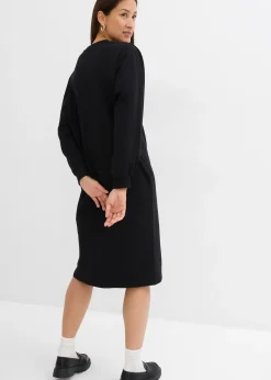 Robe en molleton à manches bouffantes