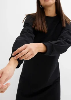 Robe en molleton à manches bouffantes