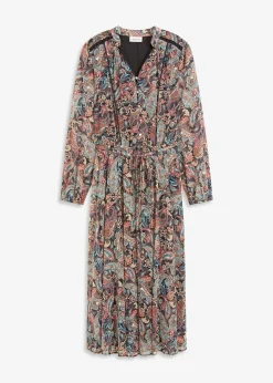 Robe en mousseline à imprimé paisley