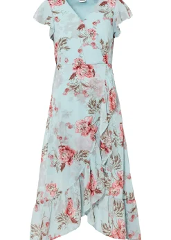 Robe en mousseline à volants