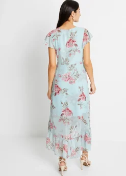 Robe en mousseline à volants