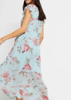 Robe en mousseline à volants