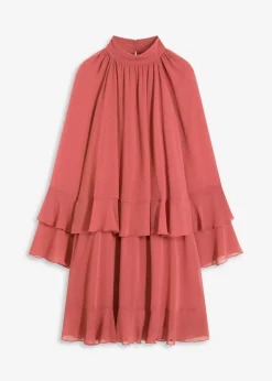 Robe en mousseline à volants