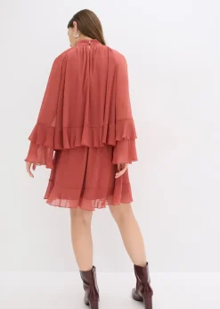 Robe en mousseline à volants