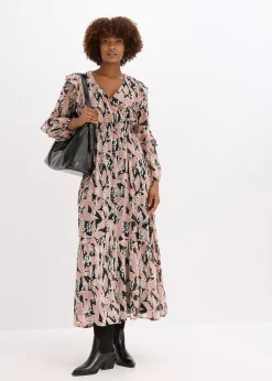 Robe en mousseline à volants