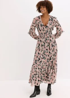 Robe en mousseline à volants