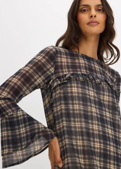 Robe en mousseline à volants