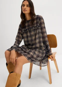 Robe en mousseline à volants