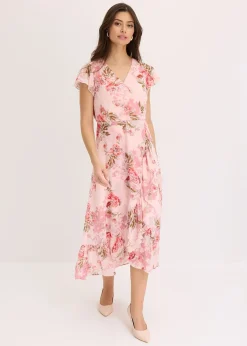 Robe en mousseline à volants