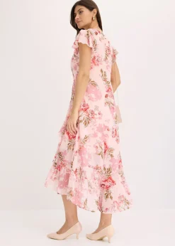 Robe en mousseline à volants