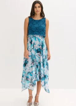 Robe en mousseline avec dentelle