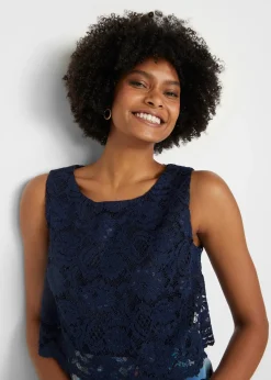 Robe en mousseline avec dentelle