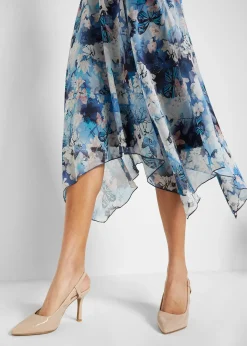 Robe en mousseline avec dentelle