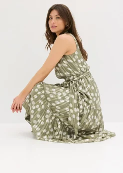 Robe en mousseline avec fil brillant