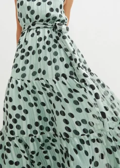 Robe en mousseline avec fil brillant