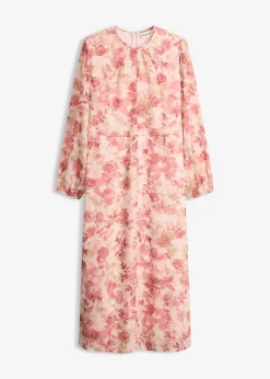 Robe en mousseline avec lien à nouer (ens. 2 pces)