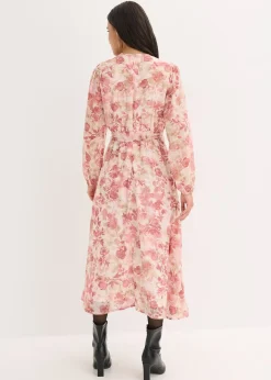 Robe en mousseline avec lien à nouer (ens. 2 pces)