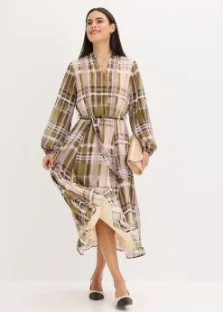 Robe en mousseline avec lien à nouer