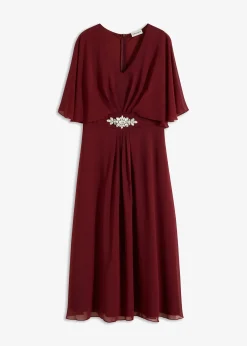 Robe en mousseline avec strass