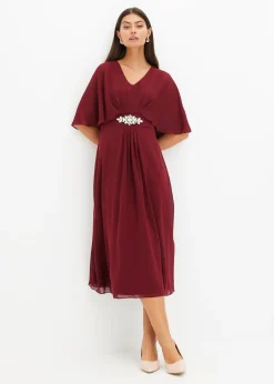 Robe en mousseline avec strass