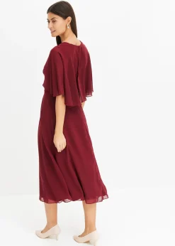 Robe en mousseline avec strass