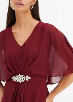 Robe en mousseline avec strass