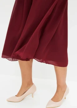 Robe en mousseline avec strass