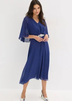 Robe en mousseline avec strass