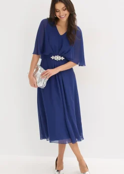 Robe en mousseline avec strass