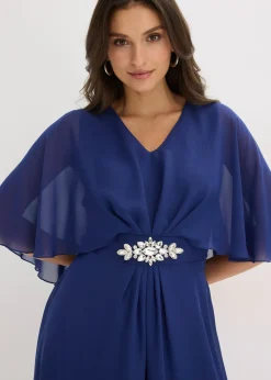 Robe en mousseline avec strass