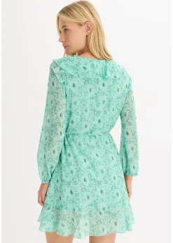 Robe en mousseline, style portefeuille