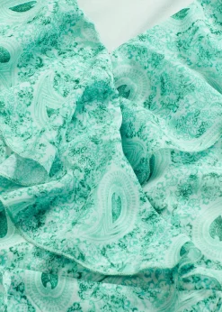 Robe en mousseline, style portefeuille