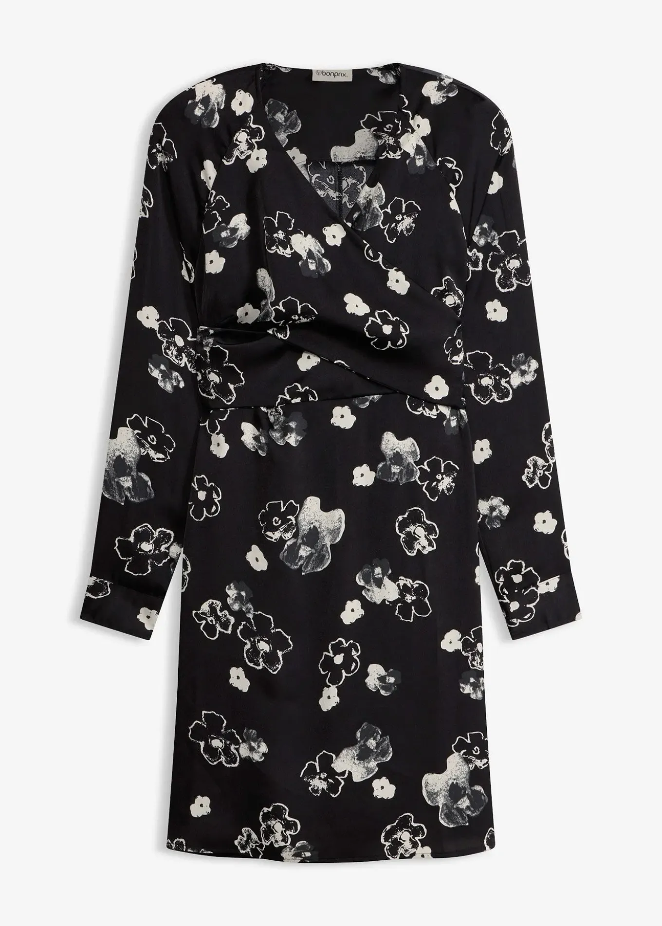 Robe en satin fluide