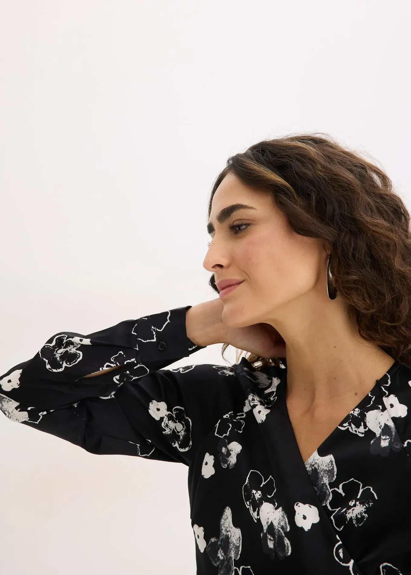 Robe en satin fluide