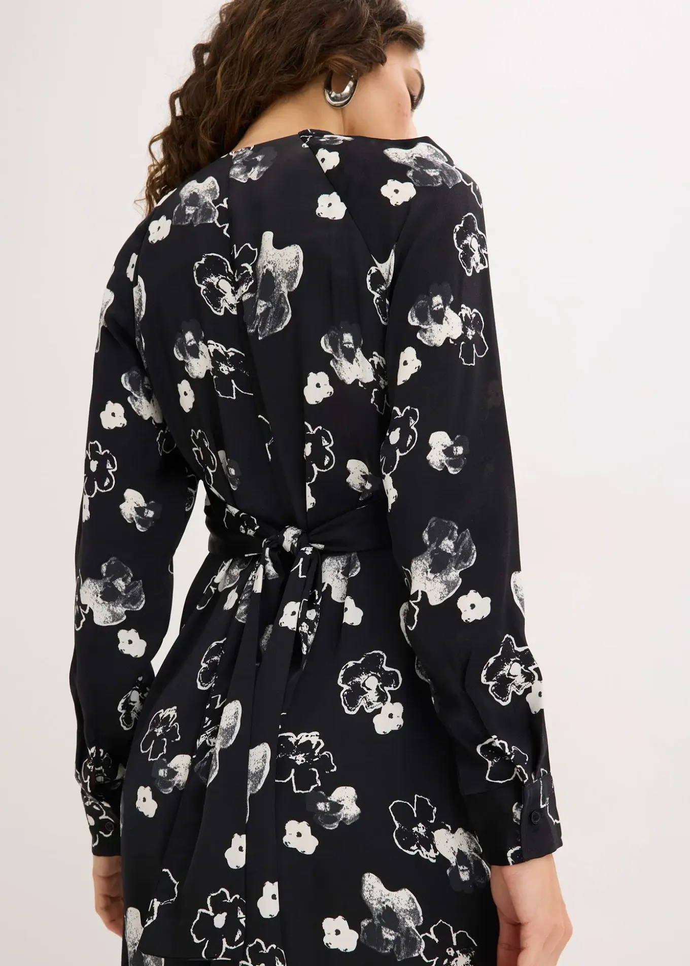 Robe en satin fluide