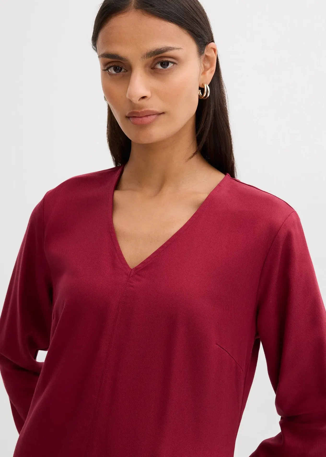 Robe en twill lyocell fluide