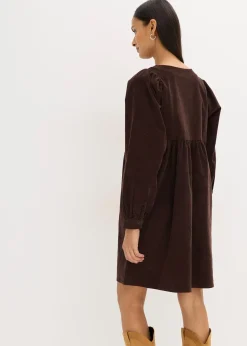 Robe en velours côtelé