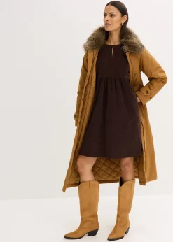 Robe en velours côtelé