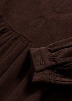 Robe en velours côtelé