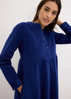 Robe en velours de coton côtelé