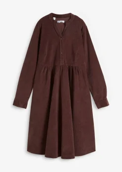 Robe en velours de coton côtelé