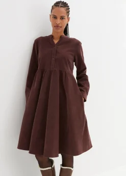 Robe en velours de coton côtelé